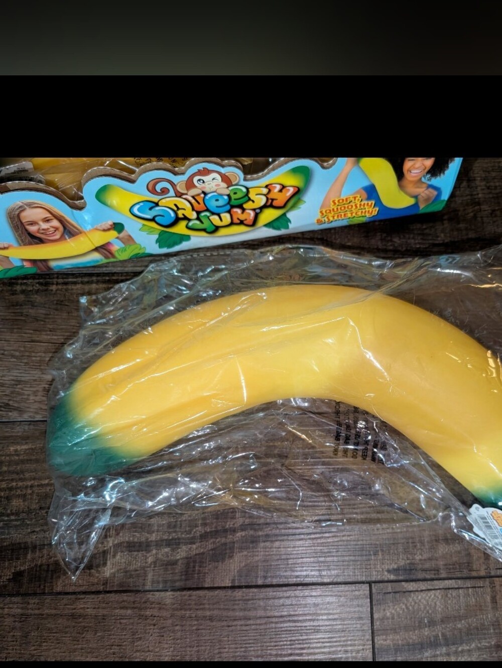 NIP Ja-Ru Big Banana Giant Squishy Fidget Toy